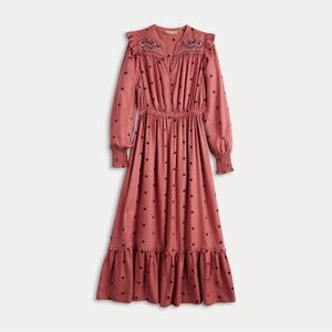 Farmers Market Embroidered Maxi Dress